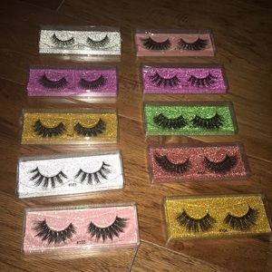 3D mink faux lashes